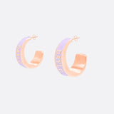 DAYLO Hoop Earrings Rose Gold