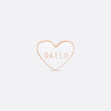 DAYLO Heart Earrings Rose Gold