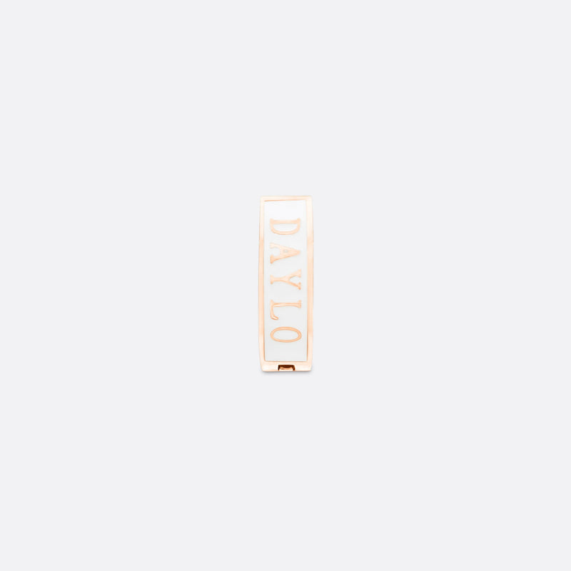 DAYLO Hoop Earrings Rose Gold