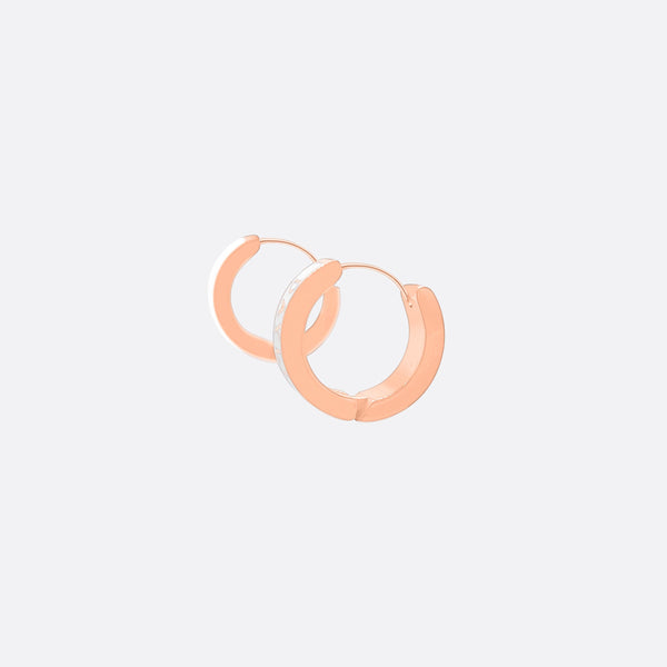 DAYLO Hoop Earrings Rose Gold