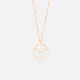 DAYLO Heart Necklace Rose Gold