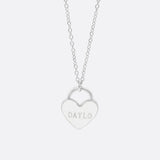 DAYLO Heart Necklace Silver