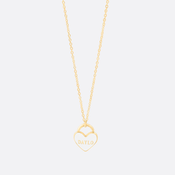 DAYLO Heart Necklace Gold