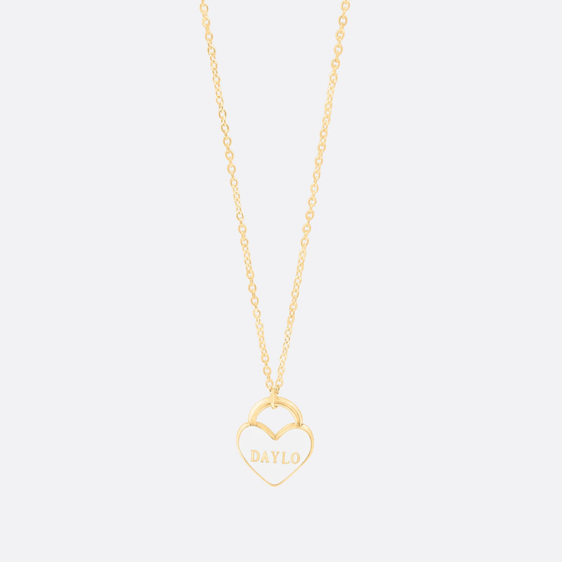 DAYLO Heart Necklace Gold