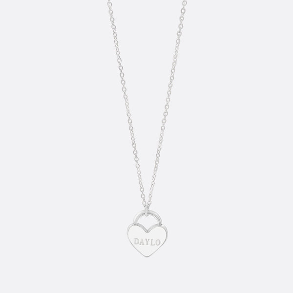 DAYLO Heart Necklace Silver