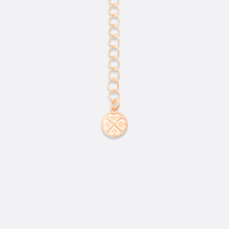 DAYLO Heart Necklace Rose Gold