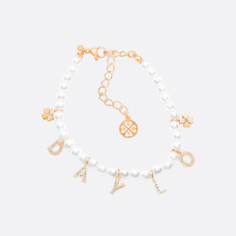 DAYLO Pearl Bracelet Rose Gold