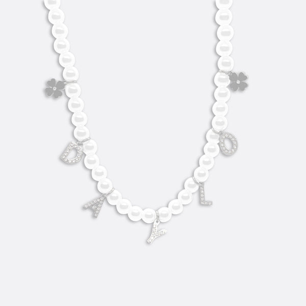 DAYLO Pearl Necklace Silver