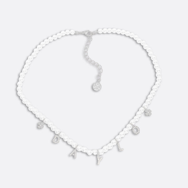 DAYLO Pearl Necklace Silver