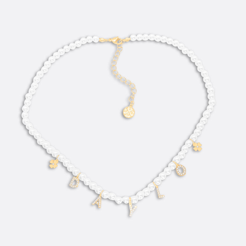 DAYLO Pearl Necklace Gold