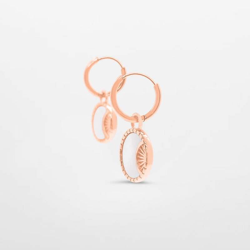 Rikke Earrings Rose Gold