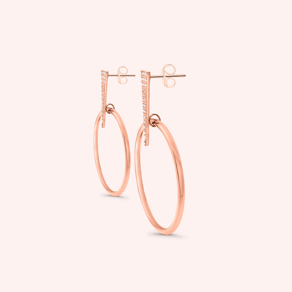 Celine Earrings Rose Gold